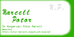 marcell potor business card